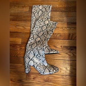 Snakeskin boots